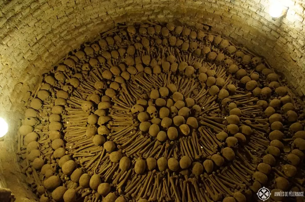 The ossuary at the Iglesia y convent de San francisco in Lima peru