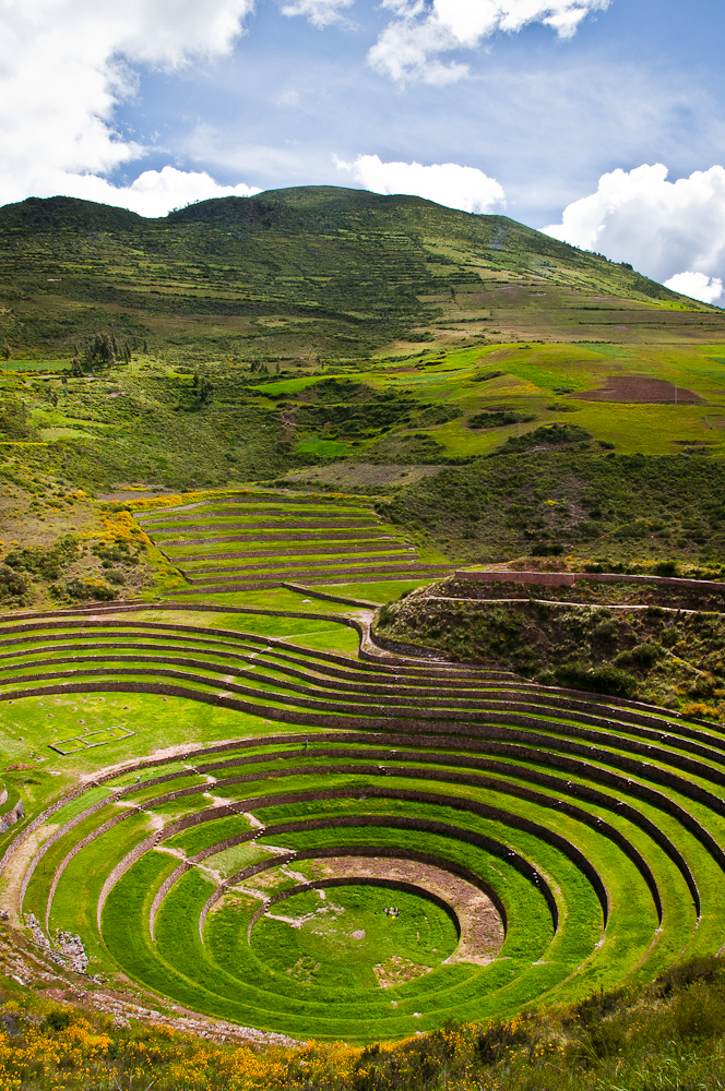 The Inca ruins of Moray in Peru (inside the Sacred Valley)