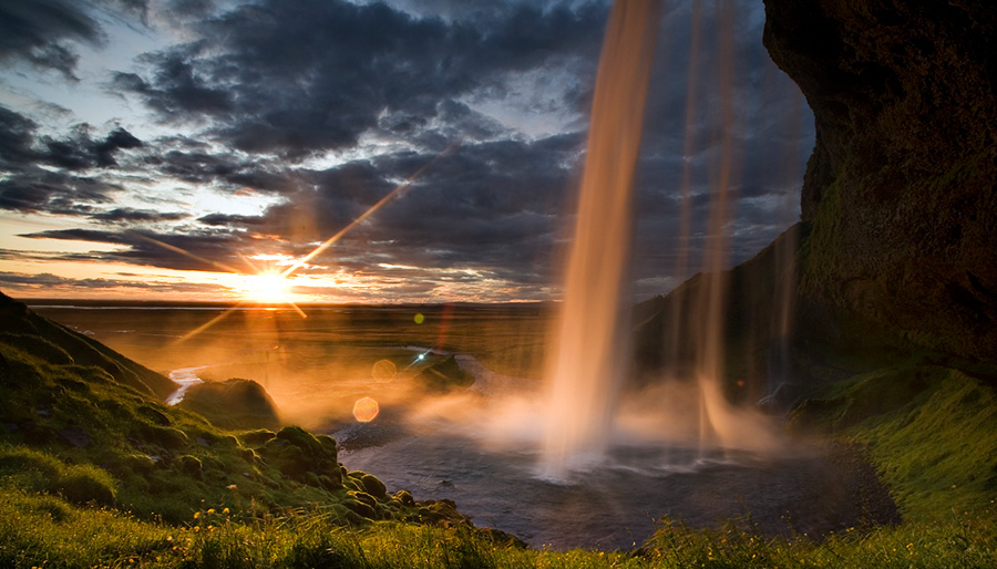 A magical waterfall - part of this Iceland itinerary