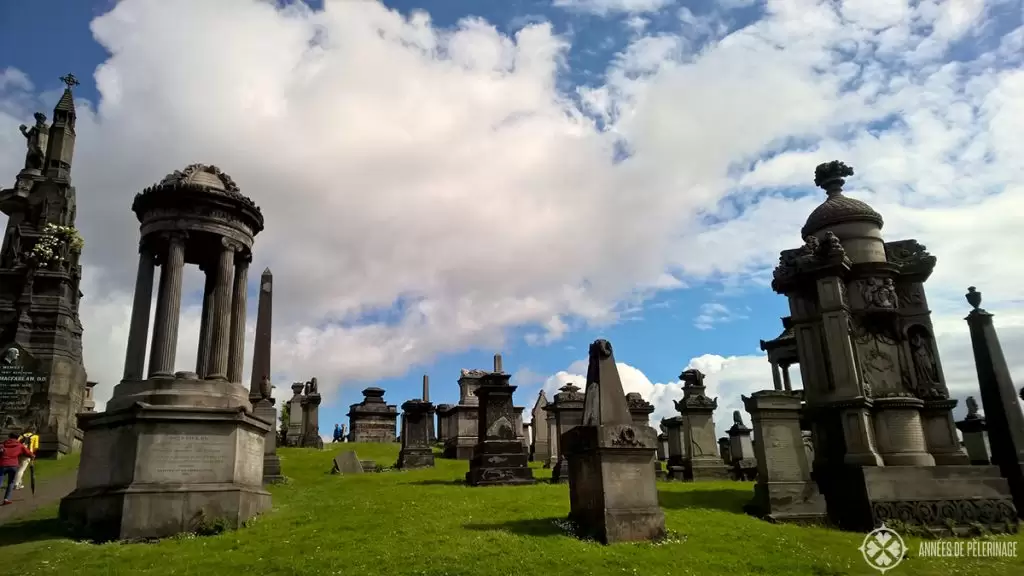 The glasgow necropolis - one of the most beautiful graveyards in the world