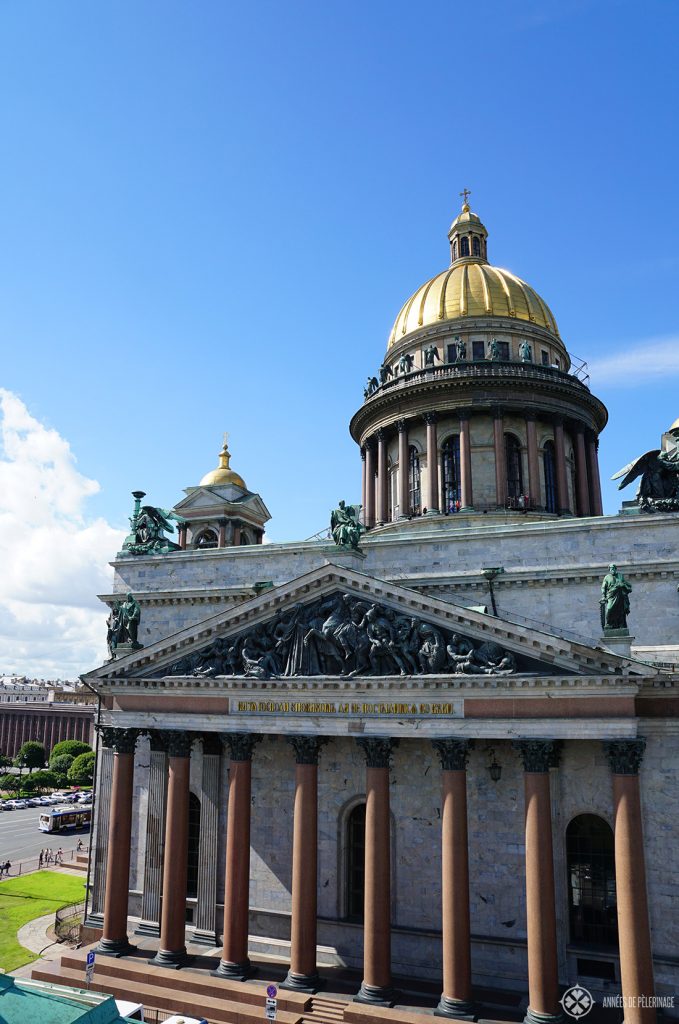 St. Isaac's Cathedral in St. Petersburg Russia