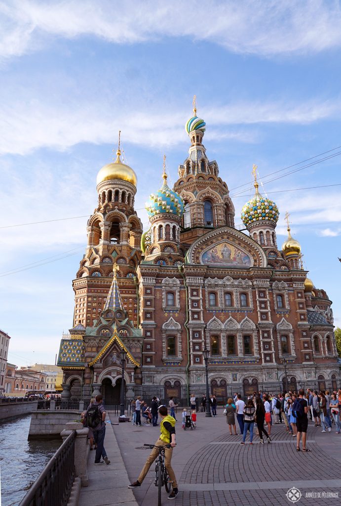 The church of the Savior on Spilled Blood in St. Petersburg, Russia