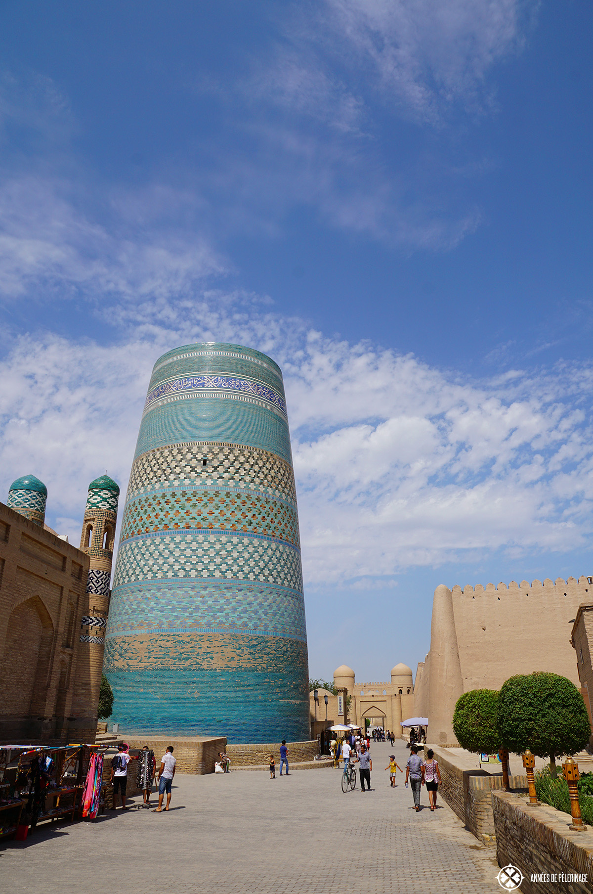The Kalta Minor Minaret in Khiva, Uzbekistan