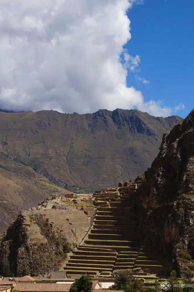 The main ruins of Ollantaytambo, Peru