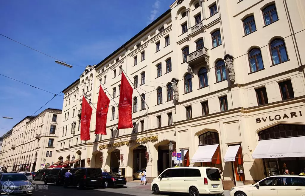 The Kempinski vier Jahreszeiten hotel - one of the best hotels near Marienplatz Munich