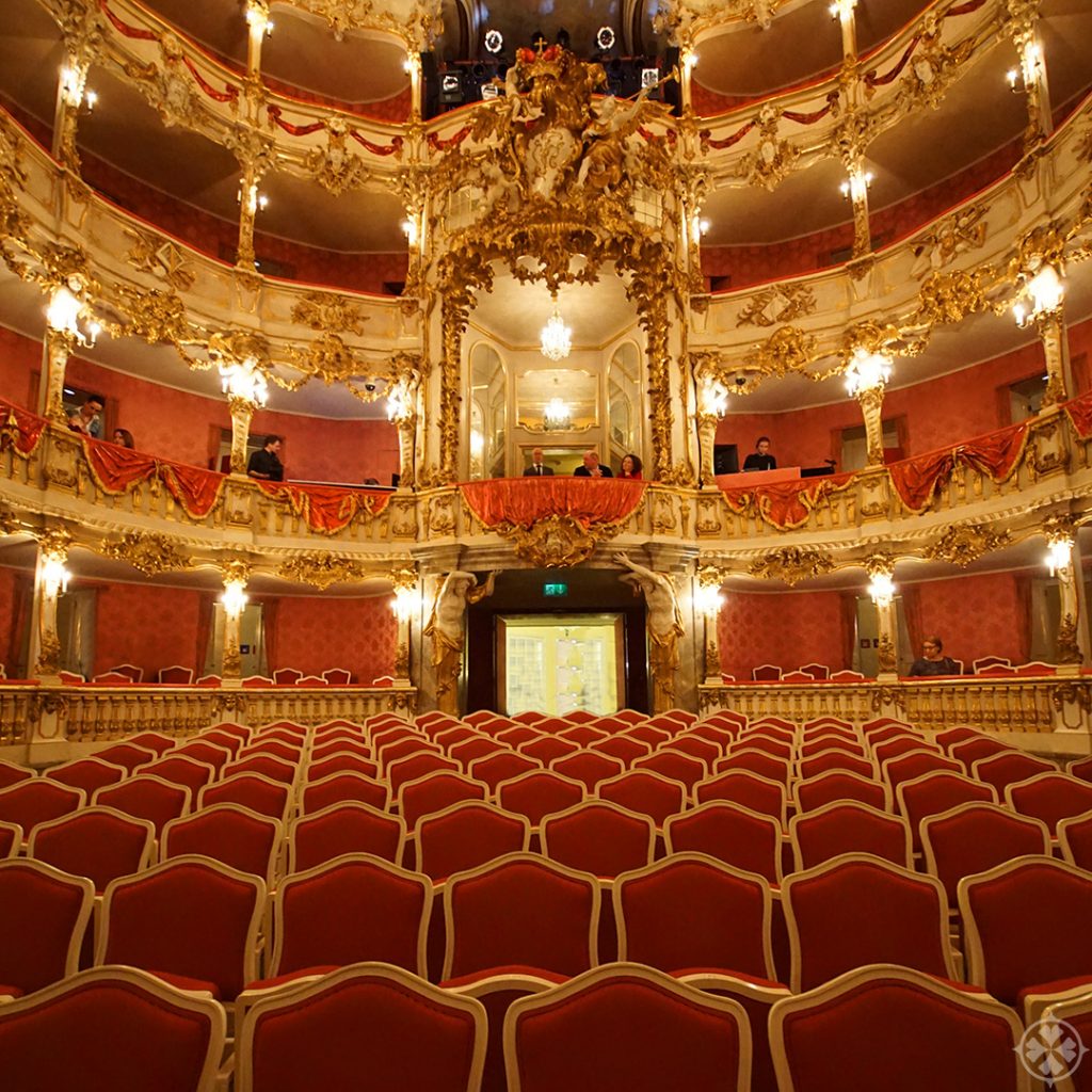 inside the Cuvilliés theater in Munich