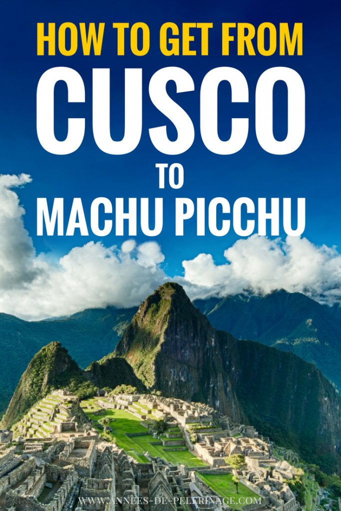 How to get from Cuscto to Machu Picchu by train, bus or on foot. This your ultimate travel guide for the best ways into the famous Inca ruins in Peru. Hiram Bingham or Inca trail - you decide. Click for more information.
