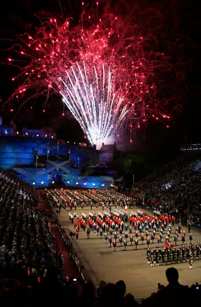 The Royal Edinburgh Military Tattoo, held in August