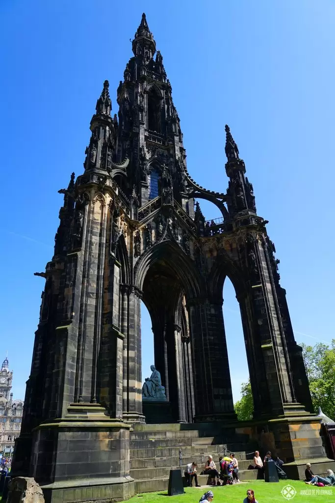 The Scott Monument in Edinburgh, Scotland