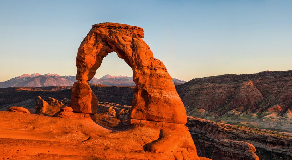 The delicate arch in Arches National Park, Utha, USA