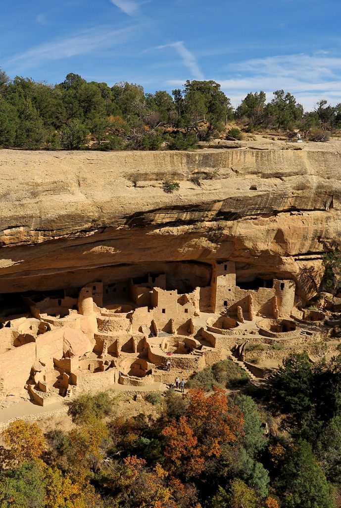 The Cliff Palace at Mesa Verde National Park, USA