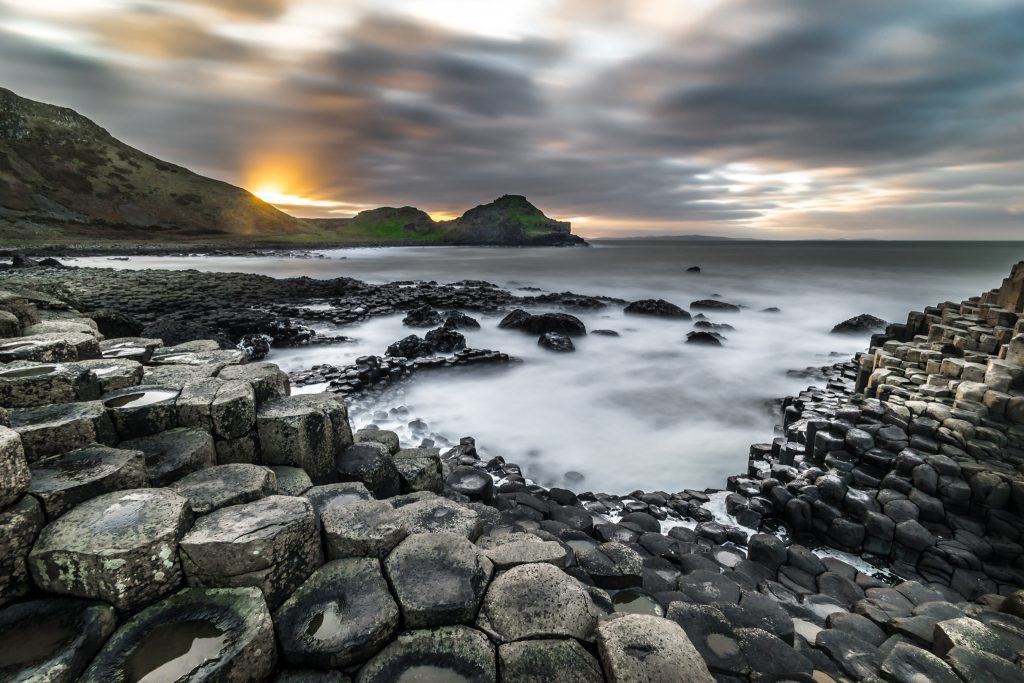 The Giant's Causeway in Ireland