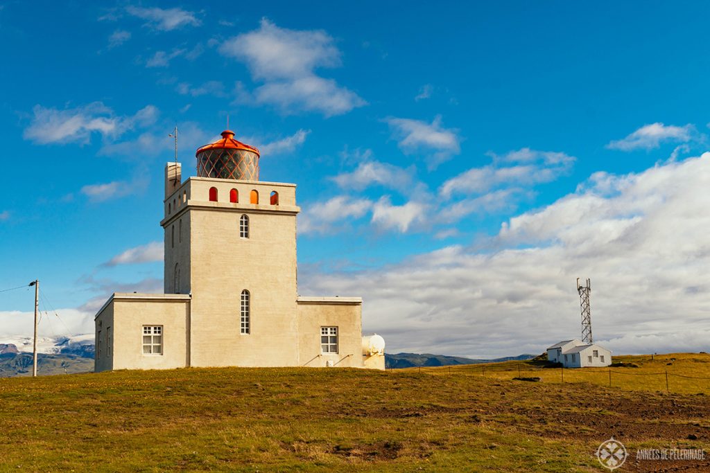 The Dyrholaey light house near Vík in Iceland