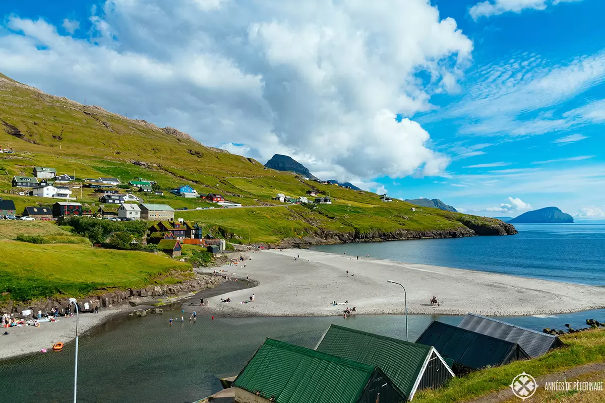 A pristine beach in the Faroe Islands