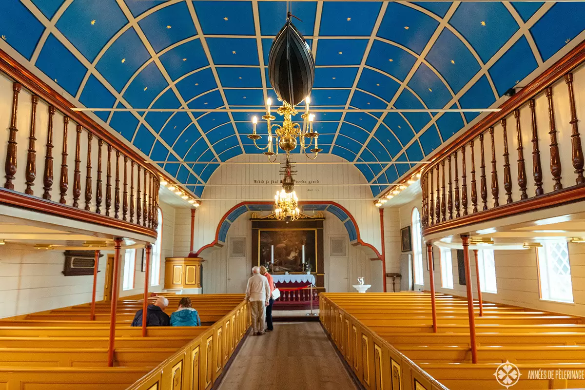 Cathedral of Tórshaven in Faroe Islands