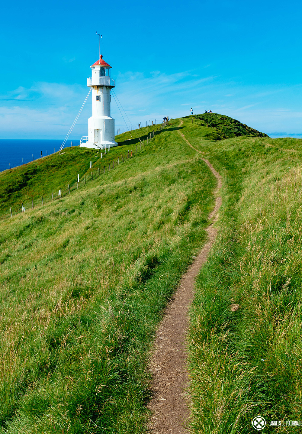 The lighthouse on the island of Mykines - one of the many things to do in Faroe Islands