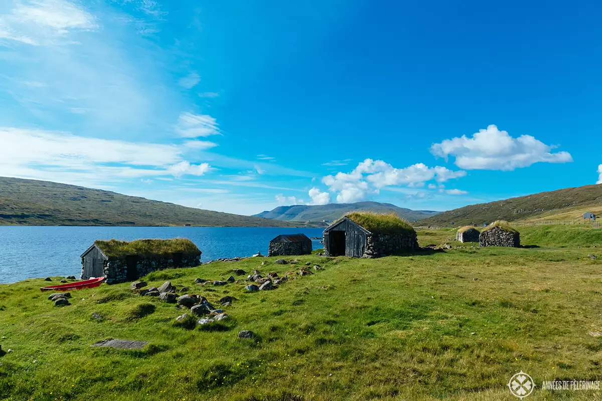 old boat houses faroe islands