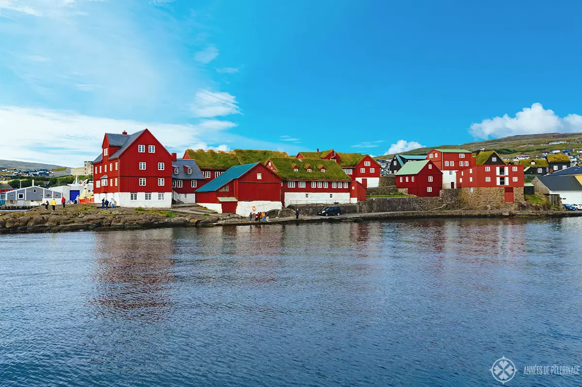 The old town of Tórshaven, the capital of the Faroe Islands