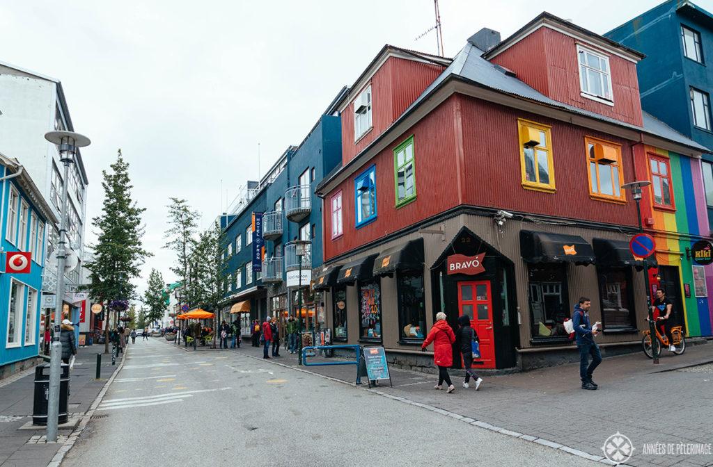 laugarvegur reyjkavik main shopping street