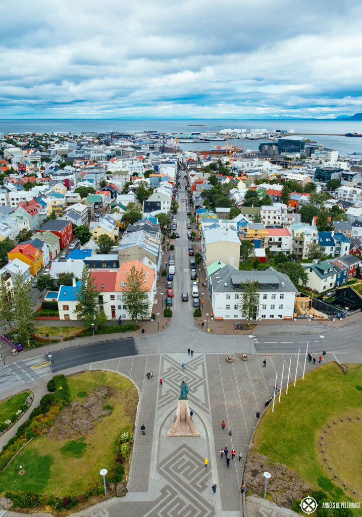 view of reykjavik city center