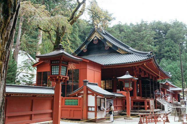 The Futarasan Shrine in Nikko Japan