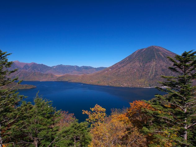 Lake Chūzenji, view from Mt. Hangetsu in late Autum. If you were wondering what to do in Nikko, a hike around the shore should be high on your list!