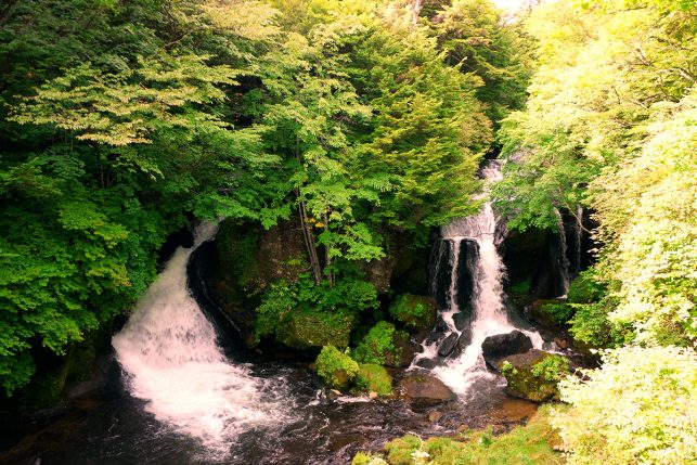 Ryuzu Falls in Nikko, just a short day trip from Tokyo, Japan