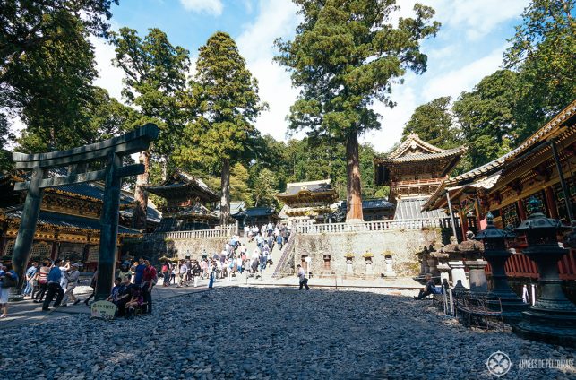 The grounds of the Toshogu Shrine in Nikko, Japan - a UNESCO World Heritage site