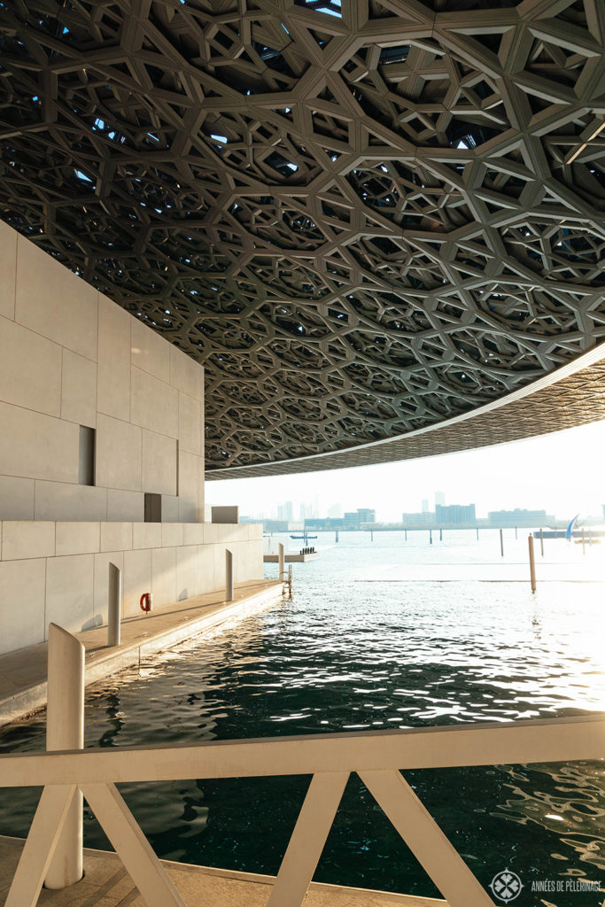 Under the gigantic dome of the Louvre Abu Dhabi
