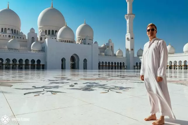 me at sheikh zayed mosque abu dhabi - a totally safe spot to visit