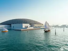 The Louvre Abu Dhabi as seen from outside