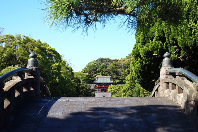 The Tsurugaoka Hachimangū temple in Kamakura, Japan - a day trip away from Tokyo