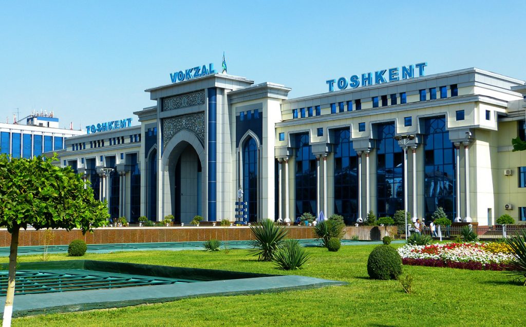 New railway station in Tashkent, Uzbekistan