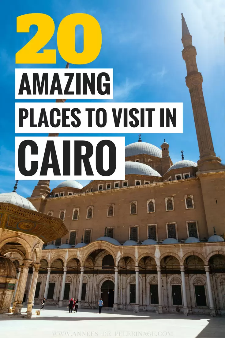 The 20 best things to do in Cairo, Egypt. Find out about the most visited tourist attraction in Cairo. Believe me, there are just so many things to see in Egypt's capital, you don't want to miss. It's not just the Pyramids of Giza and the Egyptian Museum. This Cairo travel guide will show you the lesser known points of interest and the best photography spots. CLick for more information. #Cairo #Egypt #travel #travelguide #Africa #culturetravel