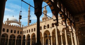 Al-Nasis Muhammad Mosque inside the cairo citadel egypt