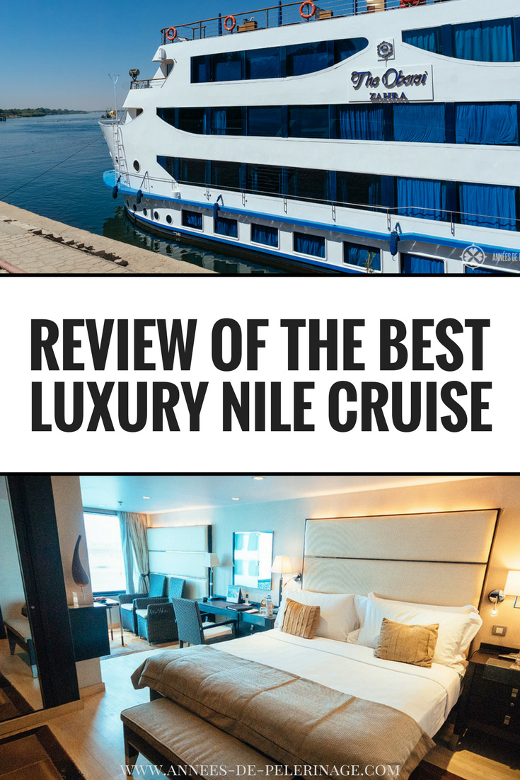 A review of the Oberoi Zahra luxury Nile cruise in Egypt. Authentic pictures of the luxury cabins and a detailed look at the service, the food and the itinerary of the Oberoi Zahra. Also covers Oberoi Zahra vs Philae as the sister ship is very similar. Click for more information. #travel #egypt #luxury #cruise #oberoi