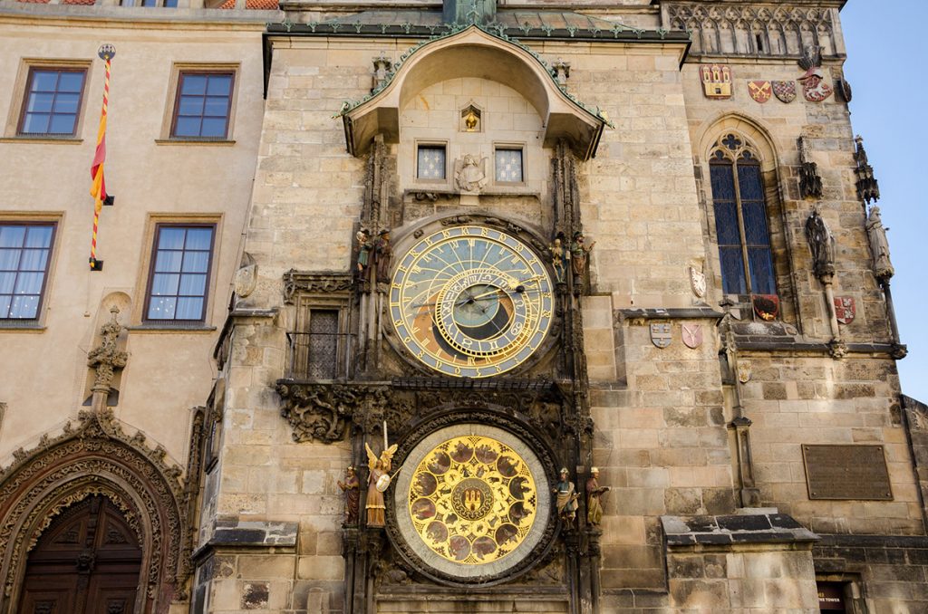 Astronomical Clock on the Old Town Square in Prague - one of the free things to see in Prague