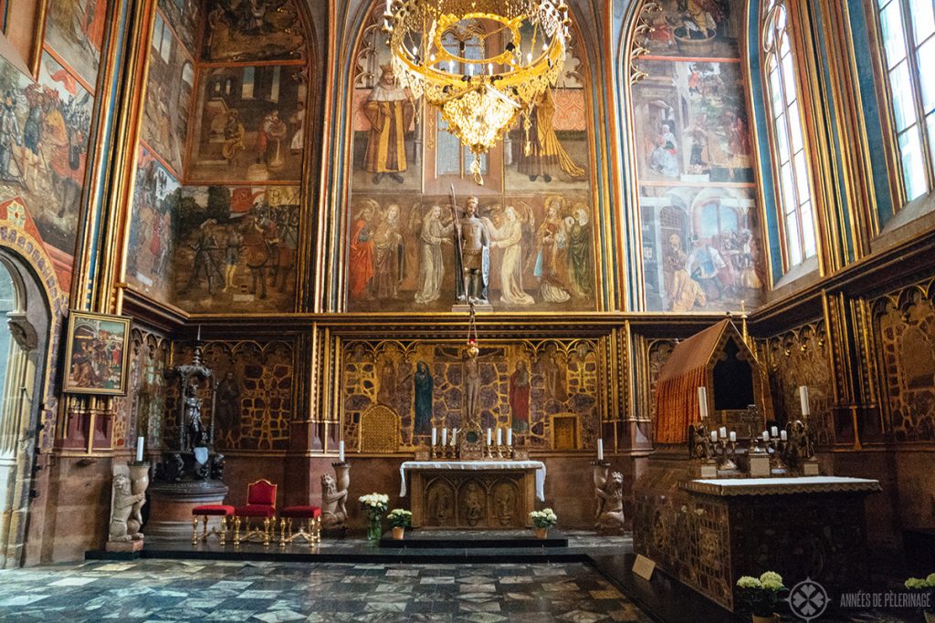 chapel of St. Wenceslas prague inside the St Vitus Cathedral in Prague