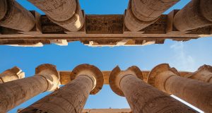 Hypostyle Hall of Karnak Temple in Luxor, Egypt