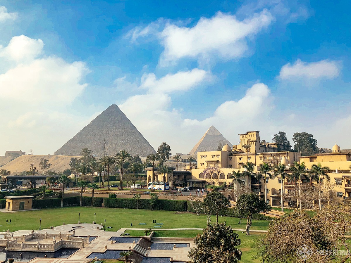 Marriott Mena House hotel near the Pyramids