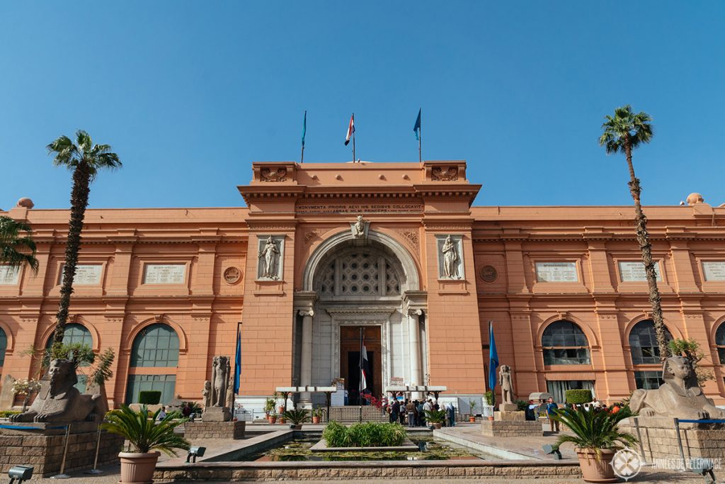 Front view of the Old Egyptian Museum, Cairo