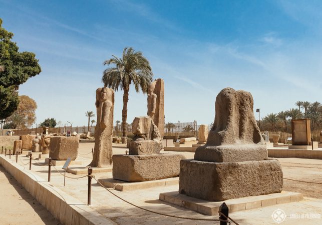 The remains of Memphis, once capital of the old kingdom in Egypt and only a small day trip away from Cairo
