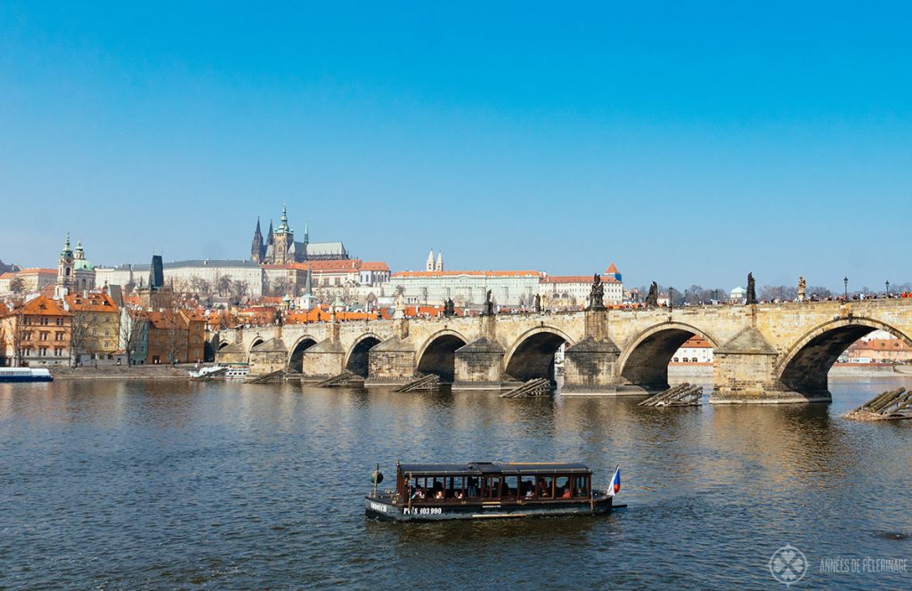 A river cruise on the Vltava in Prague