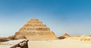 the step pyramid of Djoser in Saqqara complex near Cairo, Egypt