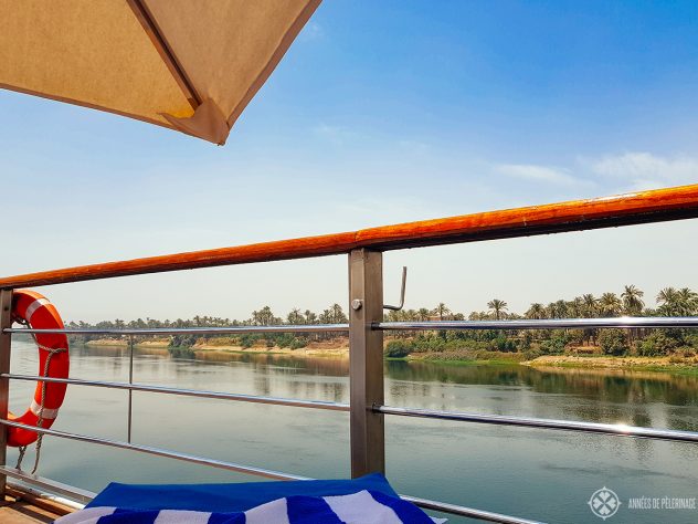 View from the top deck of the Oberoi Zahra