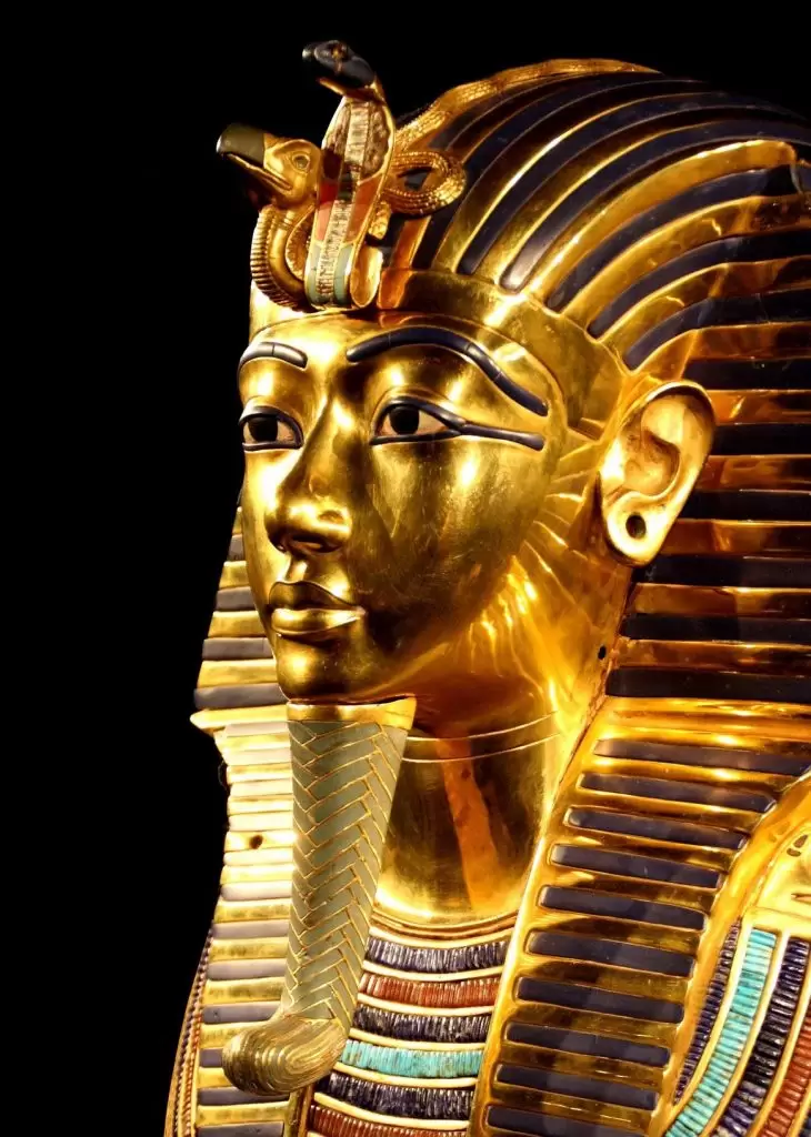 Tutankhamun's golden burial mask - one of the must-sees in Cairo, Egypt