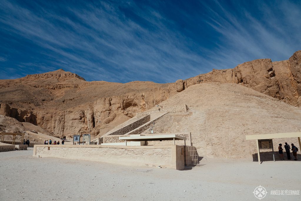 The tomb of Tutankhamun in the valley of the Kings near Luxor, Egypt