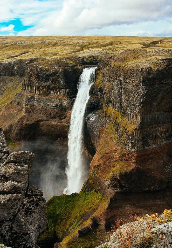 Háifoss waterfall Iceland