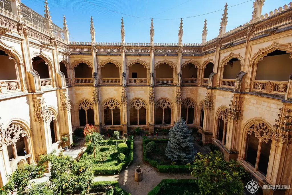 courtyard inside the Monastery of San Juan de los Reyes, Toledo