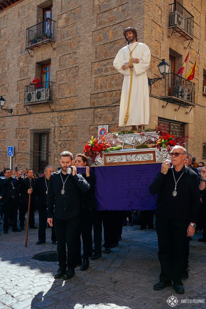 Easter Procession through the old town of Toledo, Spain